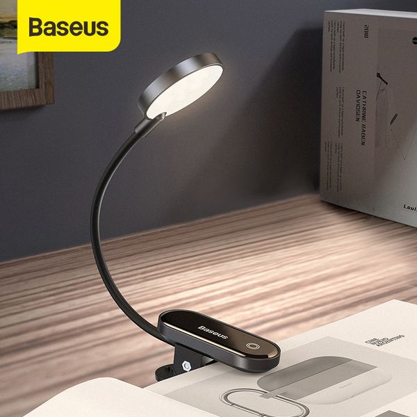 

gadgets baseus usb light mini led reading table lamp rechargeable eye protection dimmable bedside bedroom night lights for home