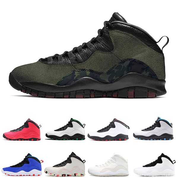 

woodland camo 10 10s men high basketball shoes grey infrared im back mens classic outdoor sneakers trainers sports shoes 40-47