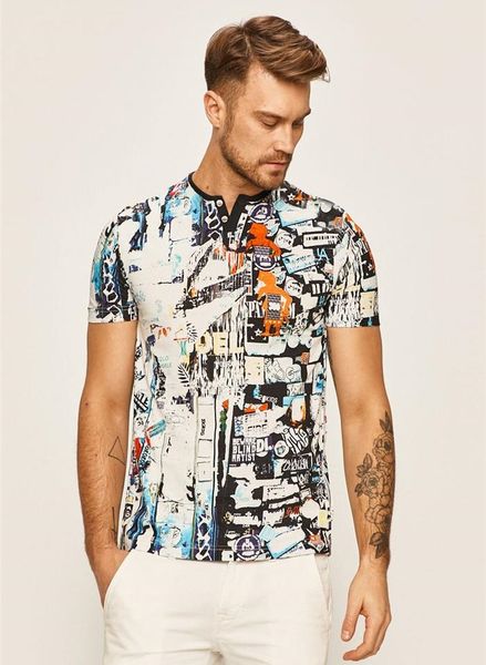 

men 3d print polo shirt tshirts v neck polos casual fashion mens high street summer polos mens designer clothing, White;black