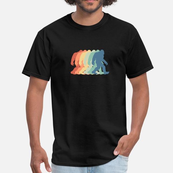 

bigfoot retro t shirt men create tee shirt crew neck letters anti-wrinkle casual spring autumn kawaii shirt