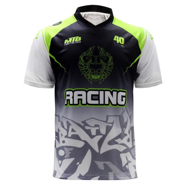 

motocross short sleeve mountain bike jersey bicycle t-shirt clothes sportswear downhill wear, Black;red