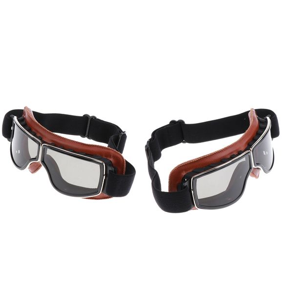 

2x мотоцикл очки vintage pilot style cruiser скутер racer очки
