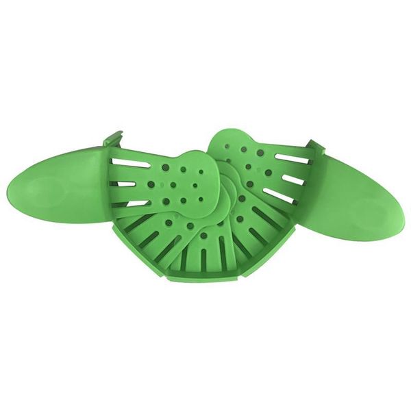 

silicone filter soup liquid kitchen drain for pot foldable 1pc store cafe home drainer stretch tool water funnel edge pmvgm homes2011