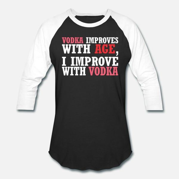 

vodka improves with age improve with vodka t shirt men custom cotton plus size 3xl cute comfortable spring formal shirt