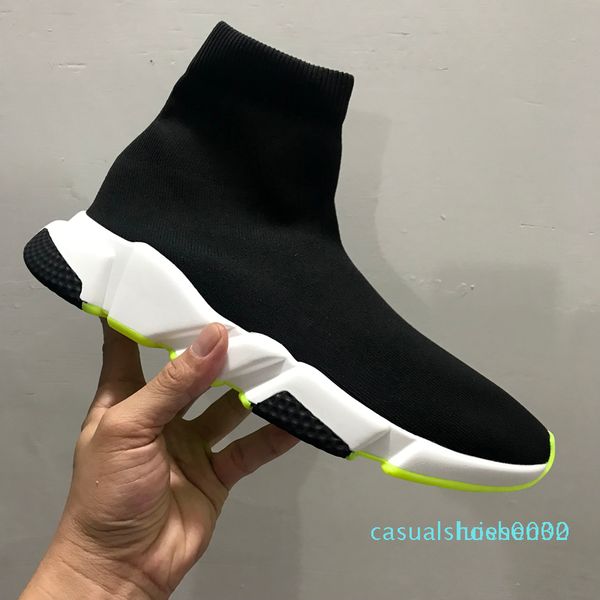 

designer sneakers speed runner fashion shoes sock triple black boots red flat trainer men women casual shoes sport with dust bag c30