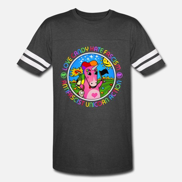 

love candy hate fascism t shirt men personalized cotton o neck normal fitness building summer style family shirt