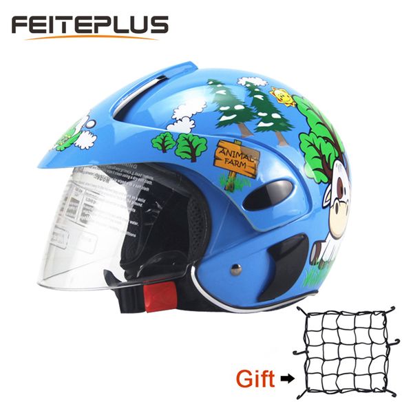 

youth full face motorcycle kids helmet with goggles children mountain street bike helmet for girls and boys net send