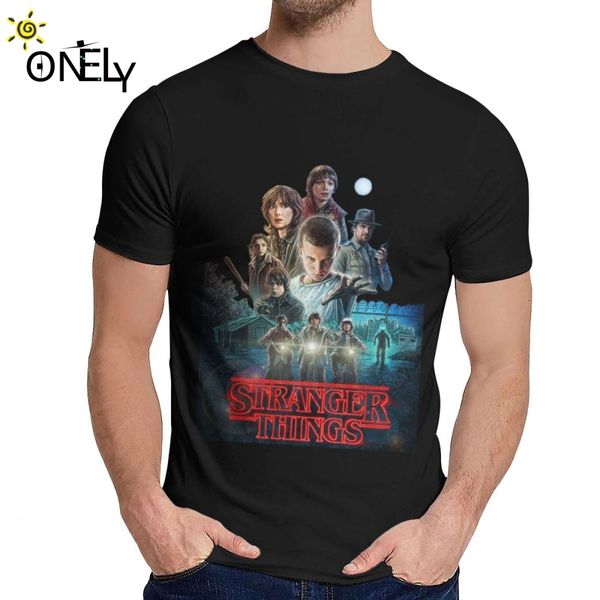 

for male t-shirt stranger things eleven cotton stylish man's o-neck hip hop t shirt