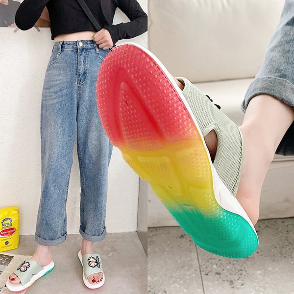 

new cool slippers for women in summer 2020, Black