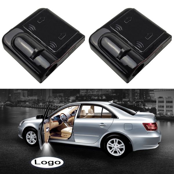 

1pcs auto universal wireless door led welcome light projection lamp light for car door laser buld dc 5v for
