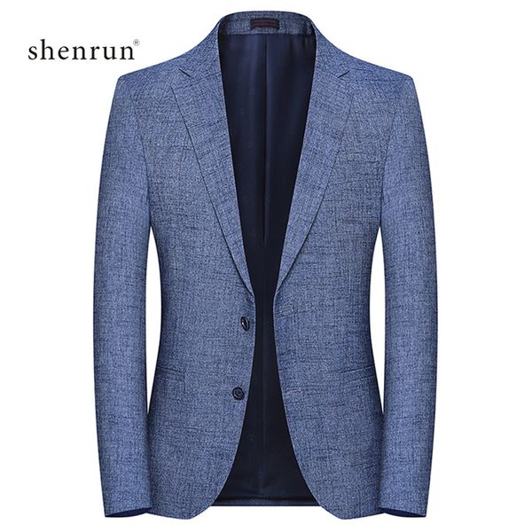 

shenrun 2020 new blue blazers men casual business formal suit jacket homme costume cotton blazer mens masculino coat suits, White;black