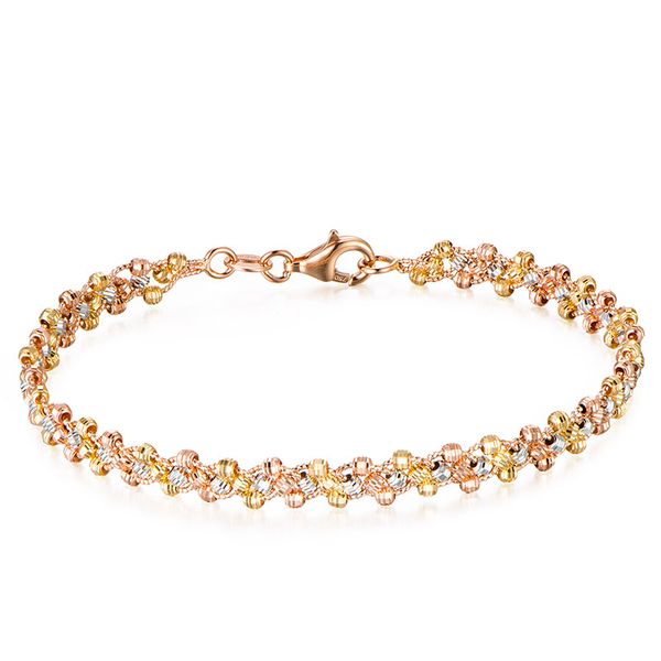 

solid au750 gold bangle women fashion bangle 5.7g, Black
