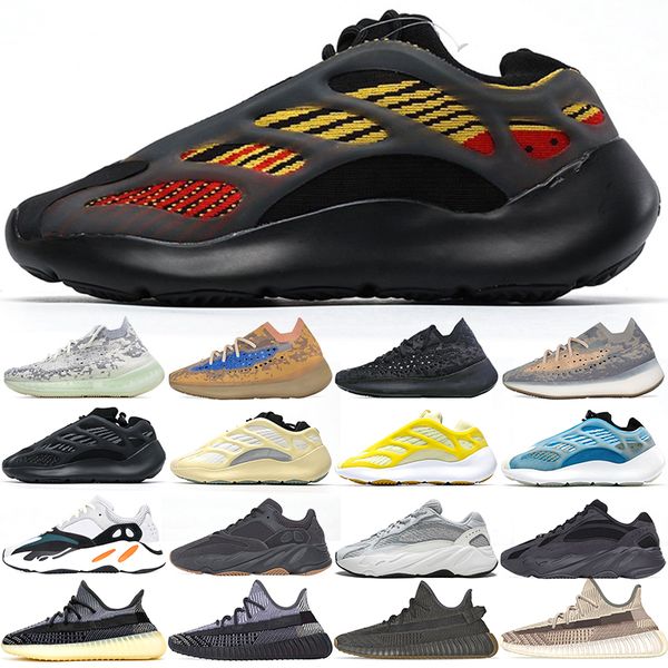 

kanye west trainers 700 men women running shoes azareth azael alvah aline blue oat mist wave runner vanta asriel mens womens sports sneakers, White;red
