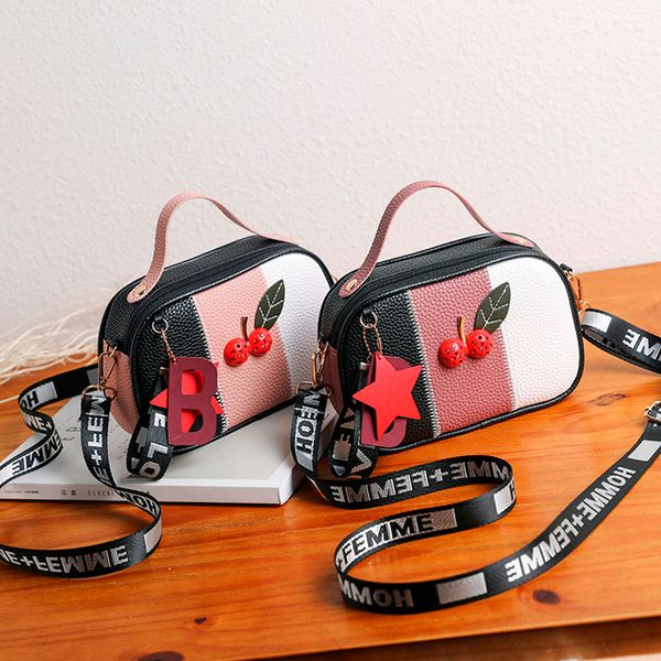 

fashion crossbody bag pink beach bag casual mixed colors messenger crossbody bag handbag single should bags torebki damskie ew