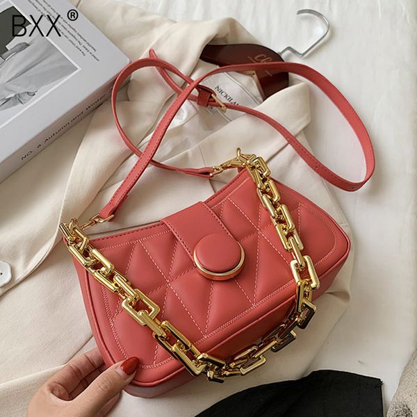 

bxx] small pu leather crossbody bags for women 2020 autumn winter elegant shoulder handbags female travel chain bag ho094