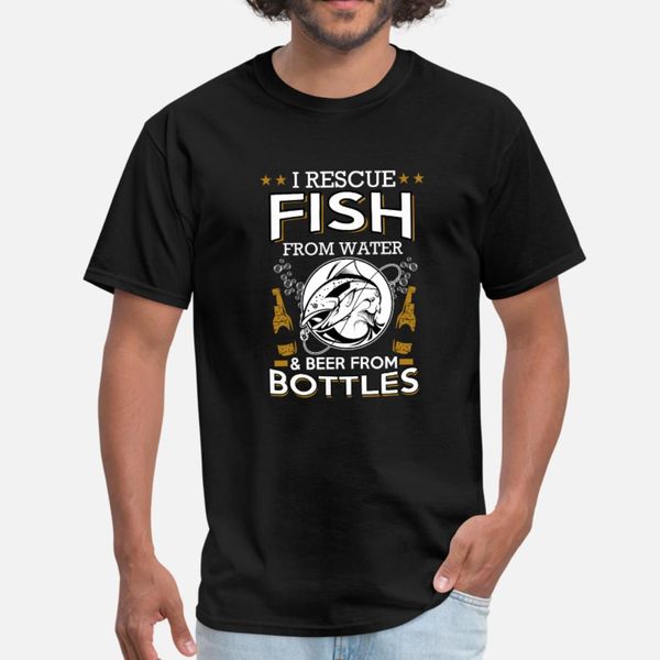 

beer fish t shirt men customized tee shirt size s-3xl natural interesting funny summer style unique shirt