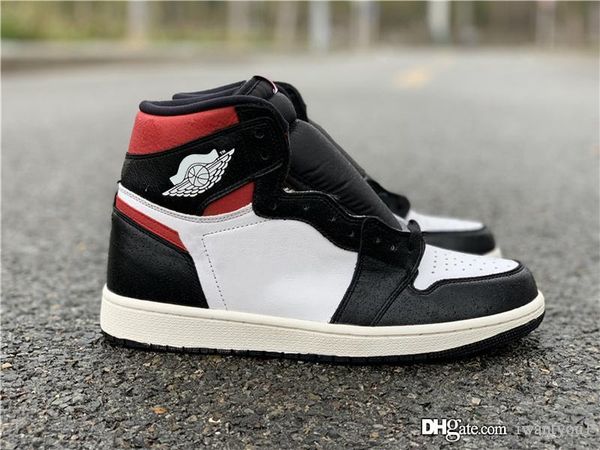 

новый релиз 2019 air high og 1 gym красный ретро черный toe белый toe парус открытый мужчины баскетбол обувь аутентичные кроссовки спорт 555
