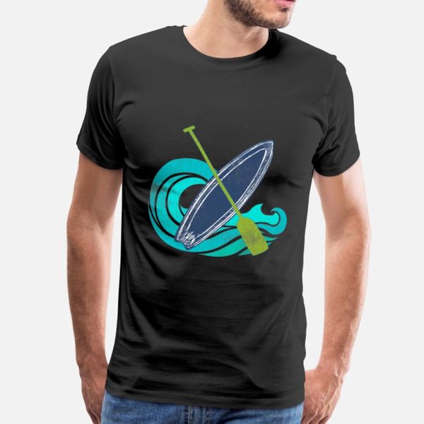 

stand up paddling sup t shirt men design short sleeve size s-3xl pattern loose comfortable spring autumn standard shirt