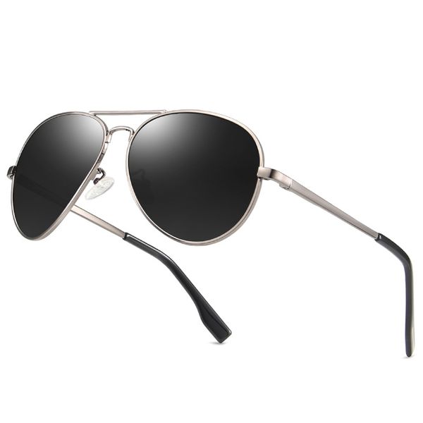 

new sunglasses men's polarizers classic pilots drivers driving, White;black