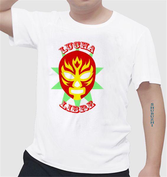 

lucha libre mask t shirt wrestling wwf mexican fight club mexico juarez texas mens hipster o-neck cool euro size
