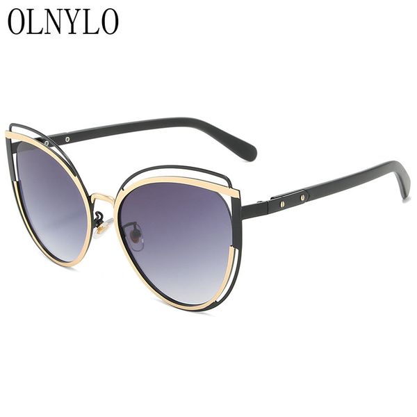 

new lady vintage women men sunglasses brand designer cateye frame sun glasses male female outdoor drivers, White;black