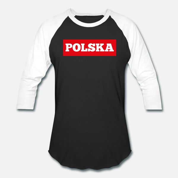 

polska poland t shirt men designs tee shirt round collar normal interesting new fashion spring letter shirt