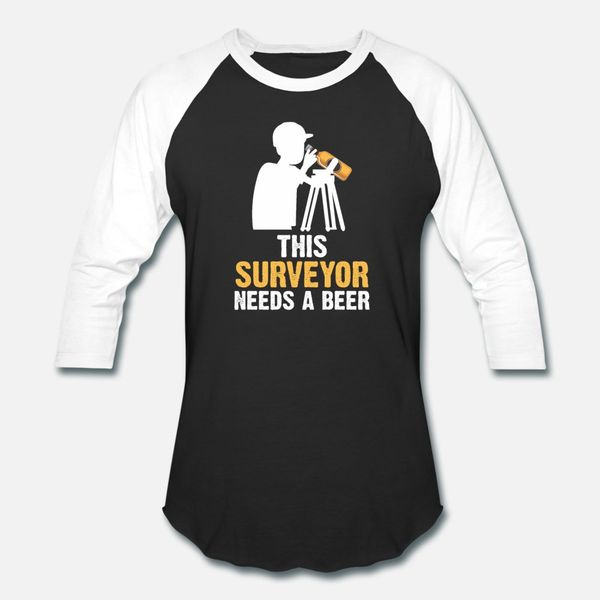 

this surveyor needs a beer funny land surveying t shirt men designing 100% cotton s-xxxl family fit humor summer letters shirt
