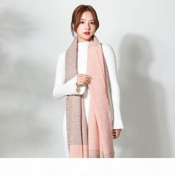 

r scarf: high-quality fashionable cashmere scarves, luxury thick imitation cashmere scarves for women man 70x190, Blue;gray