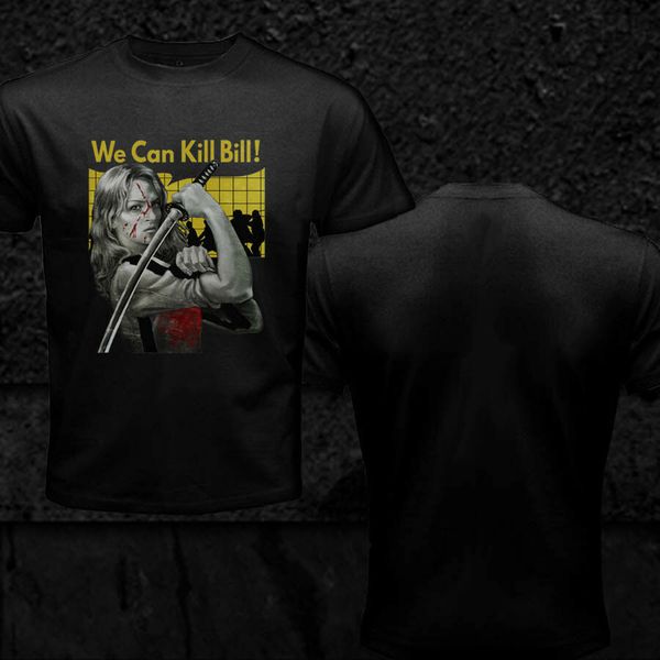 

we can kill bill movie hattori hanzo okinawa samurai black summer 2019 summer printed pure cotton men's tee shirts