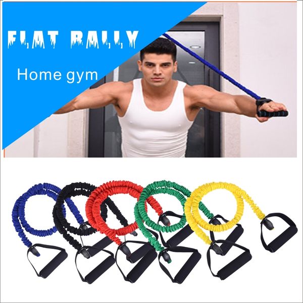 

resistance bands strength workout equipment fitness rubber elastic for latex pedal spring chest developer
