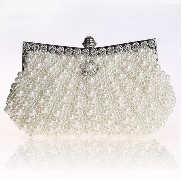 

дизайнер-two-sided pearl evening bag hot luxury chain женской партия сцепление кошелек свадьбы свадебных сумки урожай hobos сумка мода