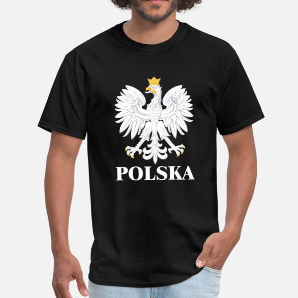 

polska 3 t shirt men designs tee shirt crew neck trend anti-wrinkle funny casual spring slim shirt