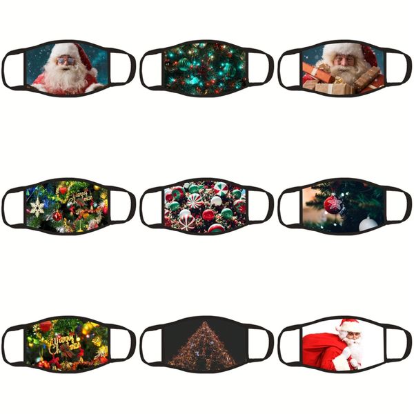 

kawaii cute paw print santa claus masks 2020 fashion dustproof washable mouth muffle women men black santa claus masks streetwear #373