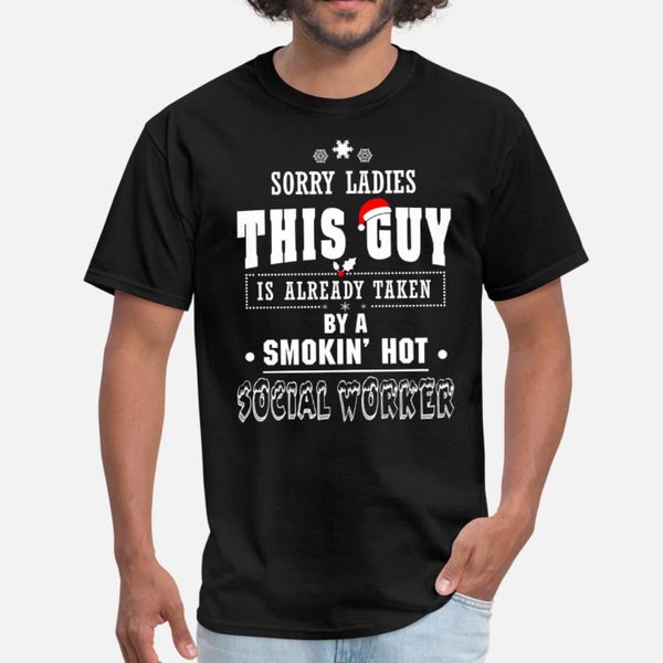 

social worker a guy is taken by a social worke t shirt men customize cotton o-neck cool graphic comical summer style original shirt