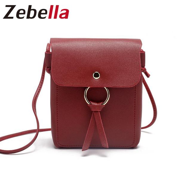 

zebella women pu leather messenger bags mini coin wallets pocket cellphone pouch students crossbody small shoulder straps bags