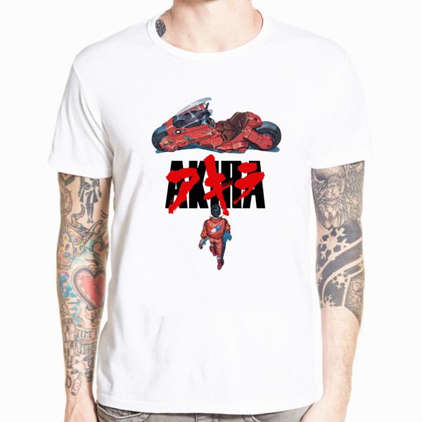 

akira synthwave футболка японский аниме тенниску летняя мода тенниску вскользь белой печати для мужчины удобные мужчин топ тройников s-5xl