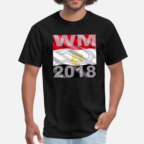 

world cup 2018 russia egypt soccer gift t shirt men printed 100% cotton o neck slim gift basic summer style formal shirt