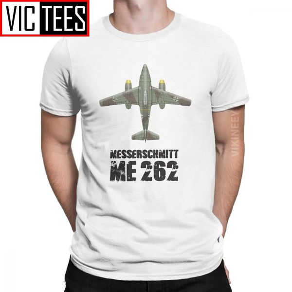 

messerschmitt me262 schwalbe t-shirt for men me 262 schwalbe aircraft airplane funny cotton t shirt oversized