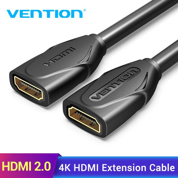 

audio cables & connectors vention 2.0 extension cable 4k extender adapter female to for pc ps4/3 tv