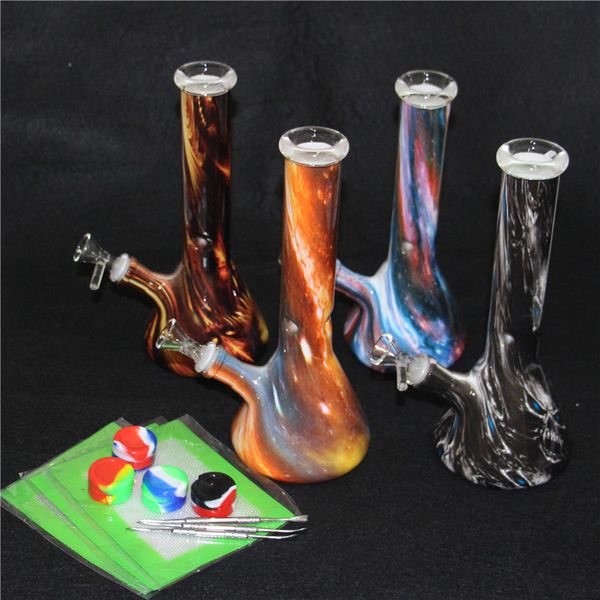 Wasserpfeifen, hohe Glasbongs, Downstem-Perc-Bubbler, Aschefänger, Dabber, Heady-Rig-Recycler-Bong, Wasserpfeife mit 14-mm-Verbindung