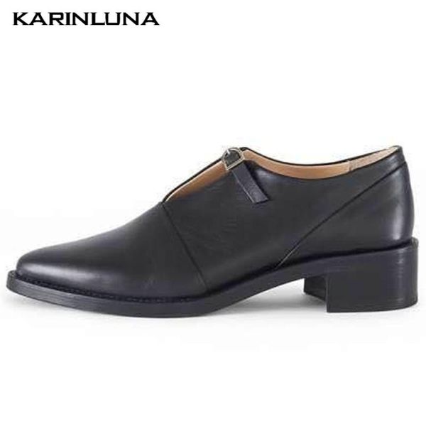 

karin brand new chunky heels plus size 43 spring office lady shoes pumps women, Black