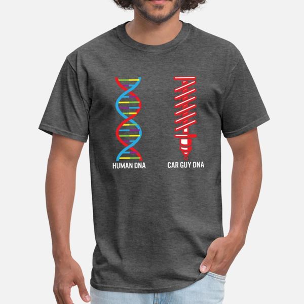 

car enthusiast human dna vs car guy dna t shirt men printing short sleeve o neck clothing gift authentic spring slim shirt