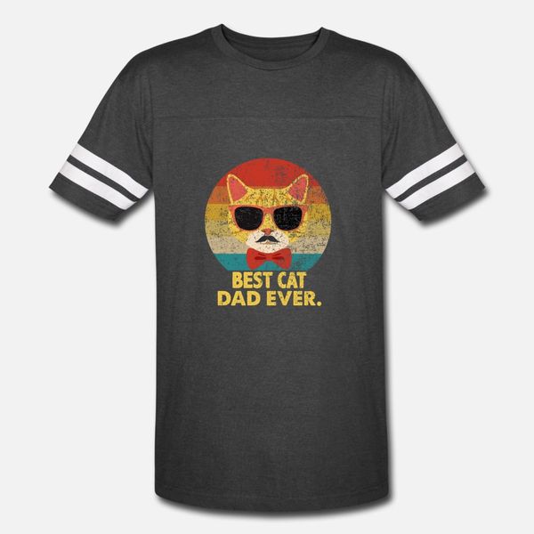

cat dad ever funny cat cat dad gifts t shirt men designing short sleeve round collar costume anti-wrinkle breathable shirt