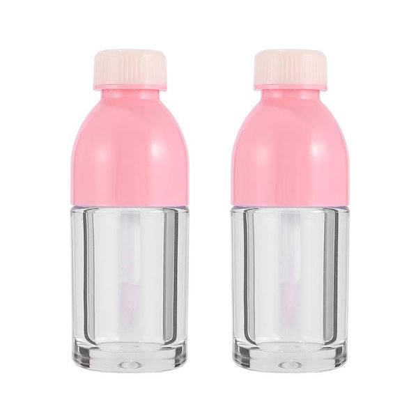 

storage bottles & jars 1 bag/10pcs small lip gloss plastic transparent empty tube glaze containers for wo