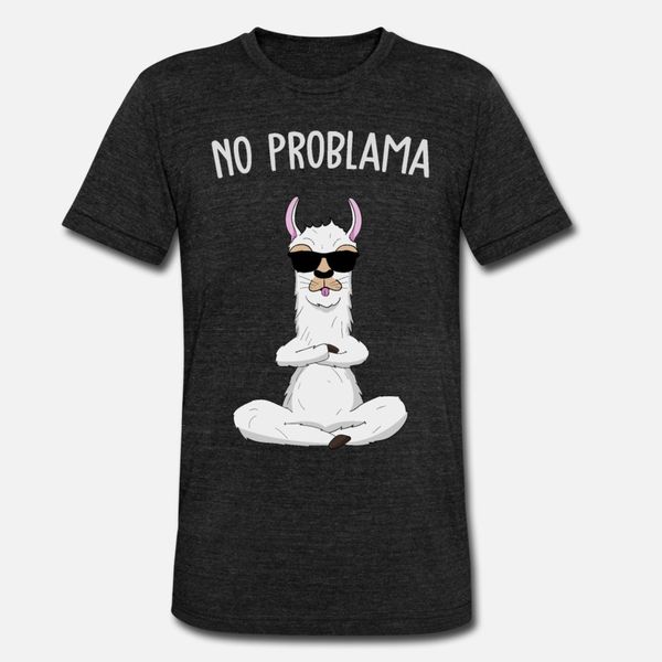 

no problama cool cheeky lama llama present t shirt men customized short sleeve round neck homme loose new fashion summer natural shirt
