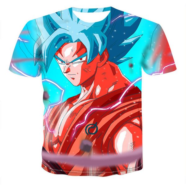 

anime graphic black anime 3d print shirts horror plus size kawaii men clothing