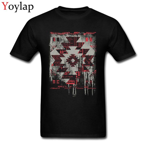

aztec современные геометрического узора дизайн мужчина футболка уличная мода топы футболки мужской хлопок одежда встроенной