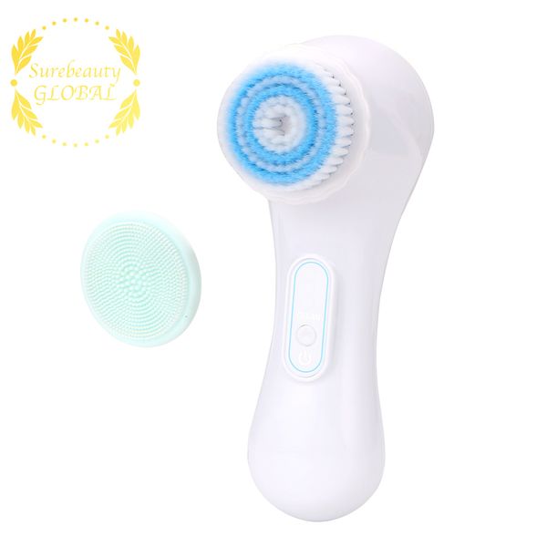 

professional facial skin pores deep cleansing electric ultrasonic vibration beauty massage brush waterproof home use equipment