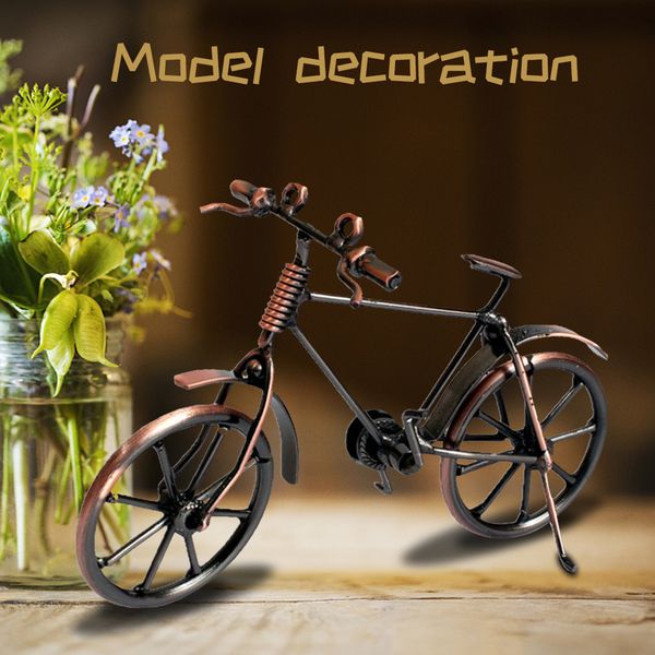 

bicycle model retro style home decor display gift kids iron art office ornament