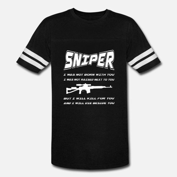 

sniper i will kill for you and die beside you t shirt men character tee shirt size s-3xl slim gift fashion spring pattern shirt